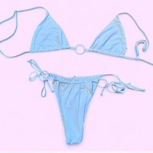 Vintage White Bikini Set